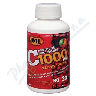 Levně JML Vitamin C tbl.120x1000mg post.uvol.s šípky