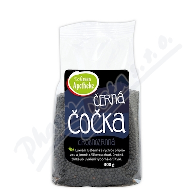 Levně Green Apotheke Čočka černá neloupaná 300g
