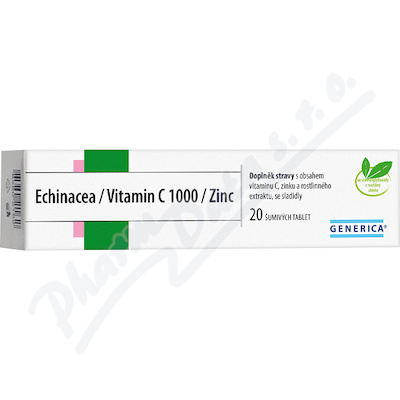 Levně Echinacea/Vitamin C 1000/Zinc Generica eff.tbl.20