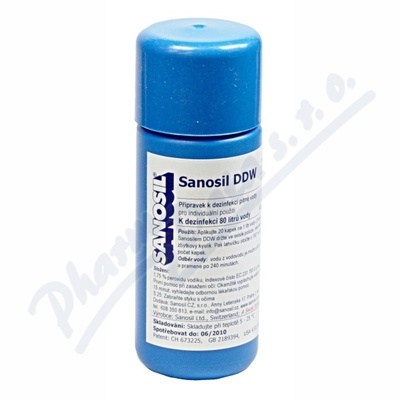 Levně Sanosil DDW dezinfekce pit.vody 80ml/80l vody