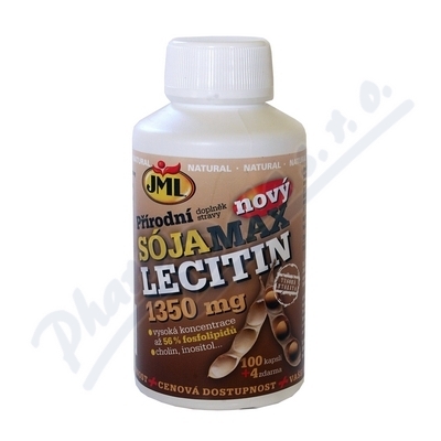 Levně JML SójaMax Lecitin želatinové cps. 104x1350mg