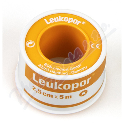 Levně Leukopor fixační jemná páska/cívka 2.5cmx5m