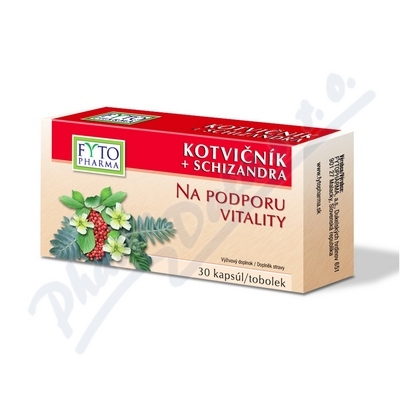 Levně Kotvičník+Schizandra tob.30 na podp.vitality Fyto
