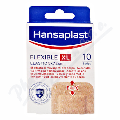 Levně Hansaplast Flexible XL elast.náplast 5x7.2cm 10ks