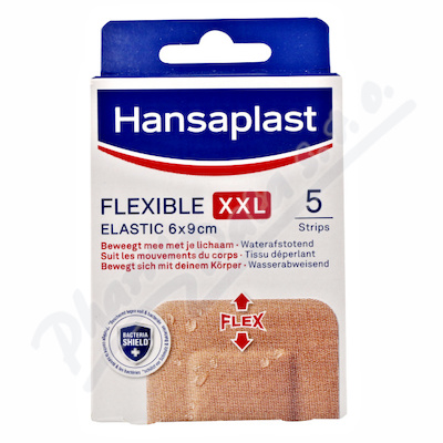 Levně Hansaplast Flexible XXL elast.náplast 6x9cm 5ks