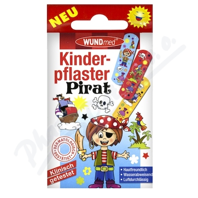 Levně WUNDmed náplast dětská BOYS Piráti 10ks