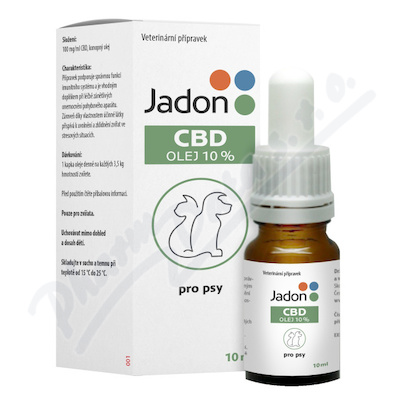 Levně Jadon CBD olej 10% pro psy 10ml