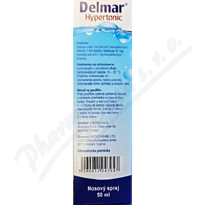 Levně Delmar Hypertonic nosní sprej 50 ml