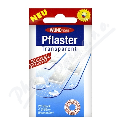 Levně WUNDmed náplast Transparent 20ks