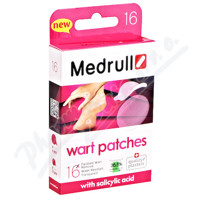Levně Medrull náplasti na bradavice 16ks