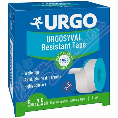 Levně URGO SYVAL Textilní náplast bílá 2.5cmx5m NOVÁ