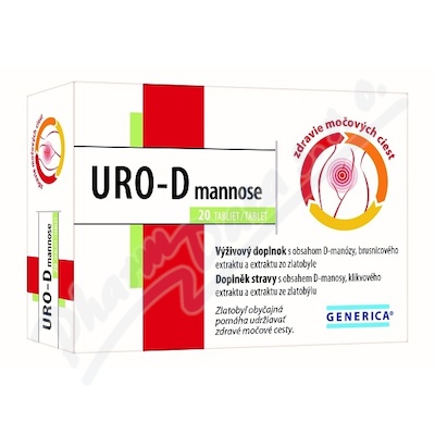 Levně URO-D mannose tbl.20 Generica