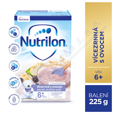 Levně Nutrilon Vícezrnná kaše s ovocem 225g
