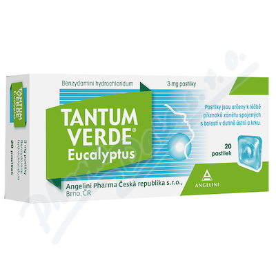 Levně Tantum Verde Eucalyptus 3mg pas.20