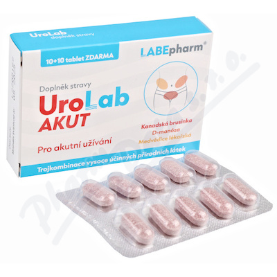 Levně Labe Pharm UroLab AKUT tbl.10+10