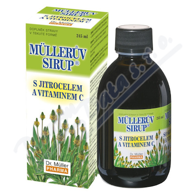 Levně Müllerův sirup s jitrocelem a vitaminem C 245ml