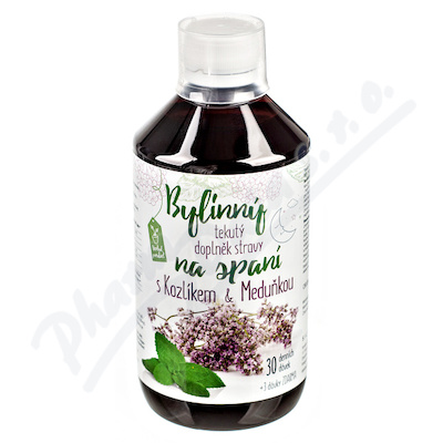 Levně Bylinný tekutý na SPANÍ Kozlík+Meduňka 500ml