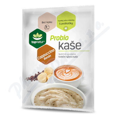 Levně Probio kaše cappuccino&banán 60g TOPNATUR