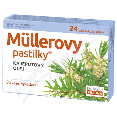 Levně Müllerovy pastilky s kajeputovým olejem 24ks ZP