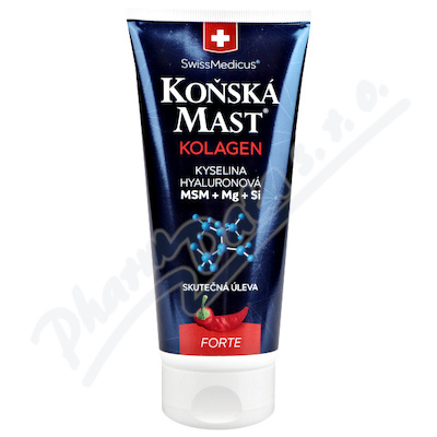 Levně Koňská mast s kolagenem forte hřejivá 200ml
