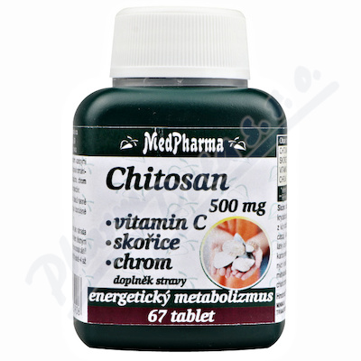 Levně MedPharma Chitosan 500mg+vit.C+chrom tbl.67
