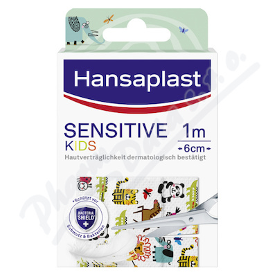 Levně Hansaplast Sensitive Kids zvířátka náplast 1mx6cm