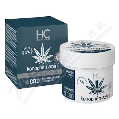 Levně Health Culture CBD konopné mazání chladivé 125ml