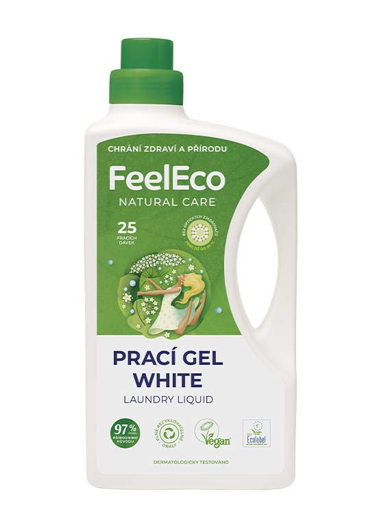Levně FeelEco Prací gel White 1.5l