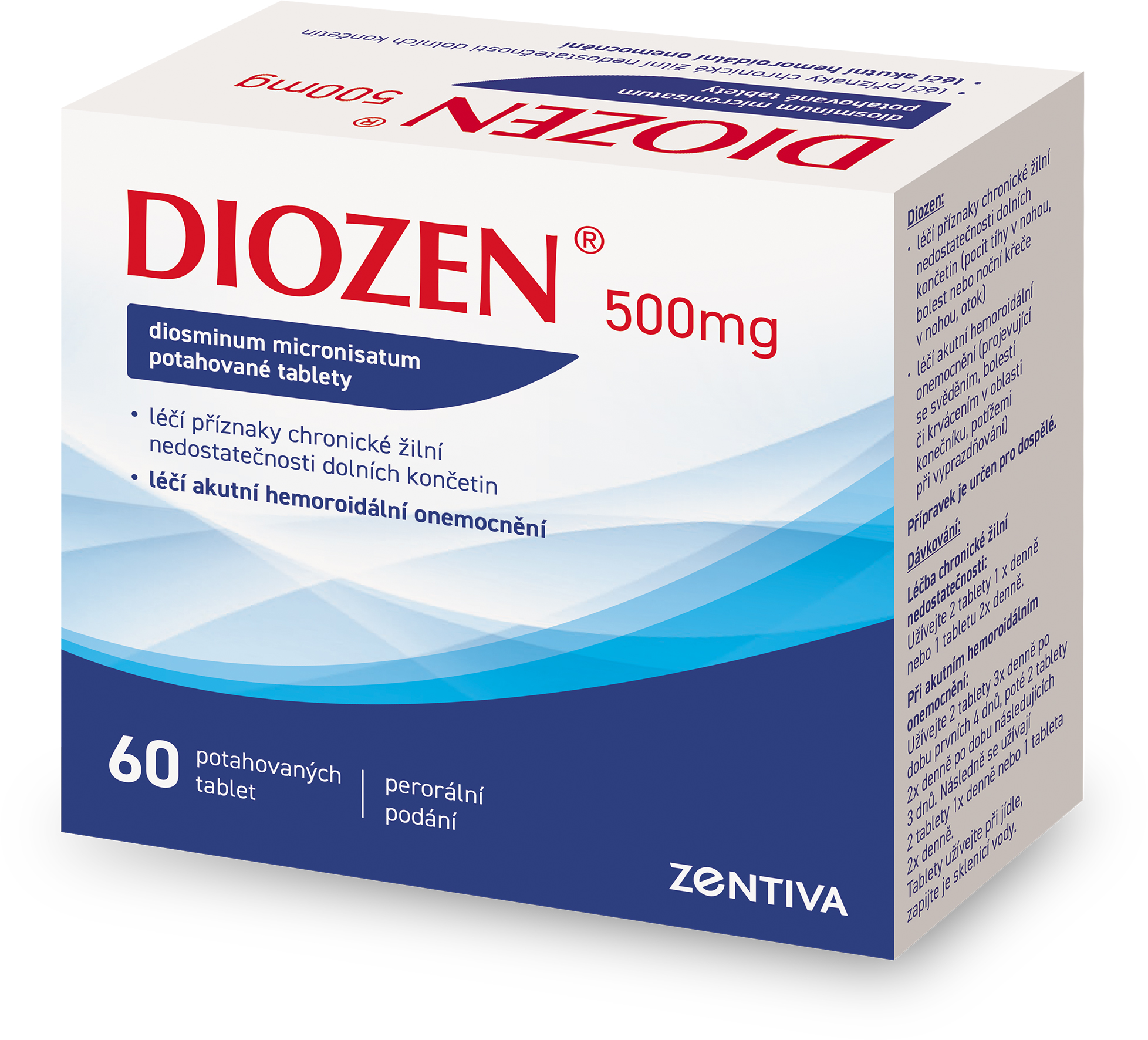 Levně Diozen 500mg, 60 potahovaných tablet
