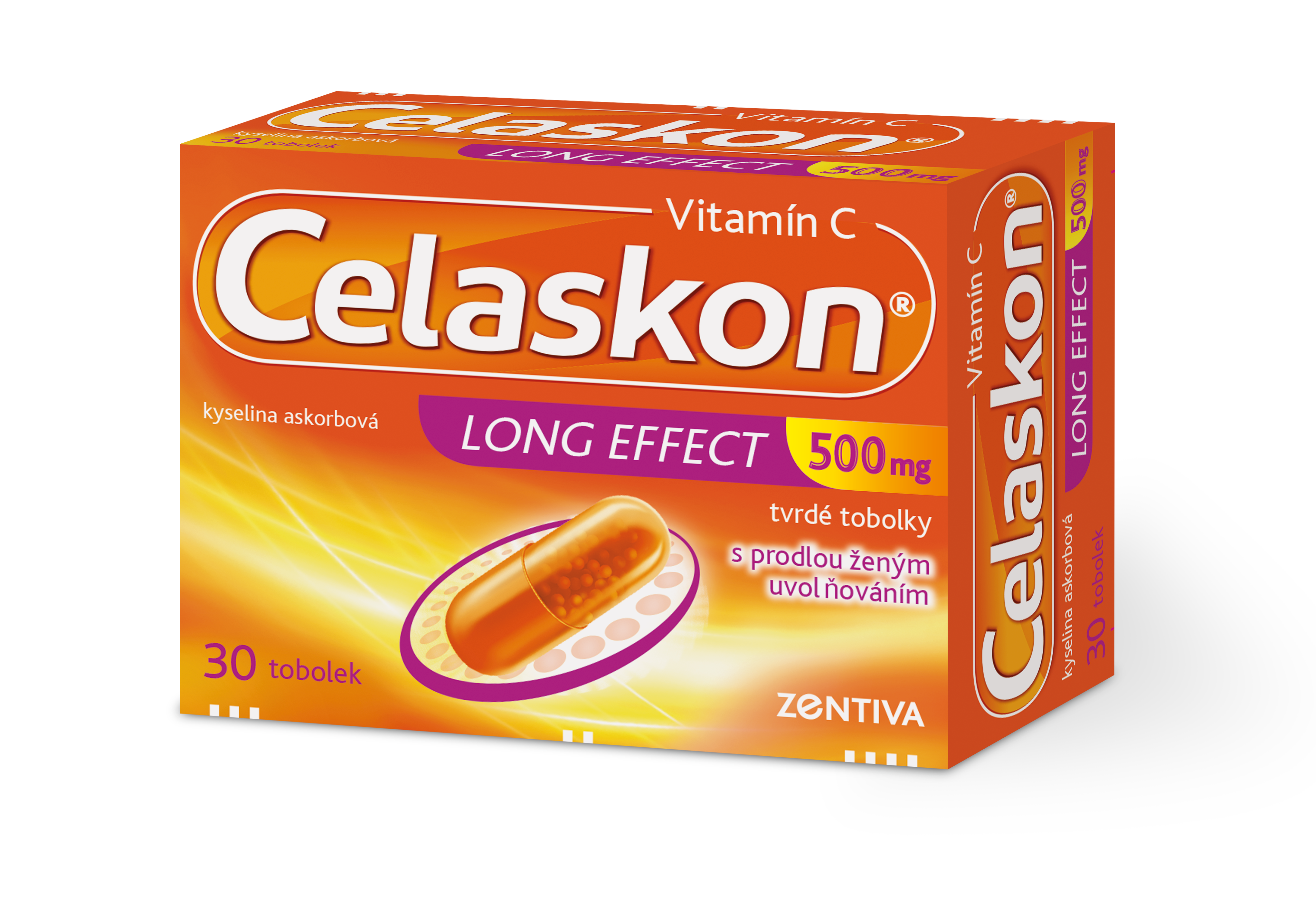 Levně Celaskon long effect 500mg 30 kapslí