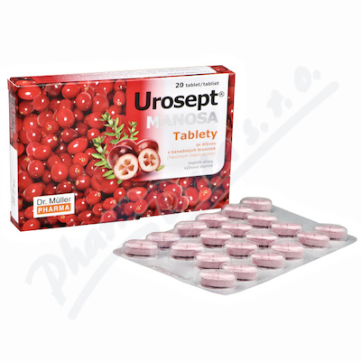 Levně Urosept MANOSA tbl.20 Dr.Müller