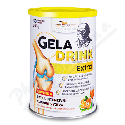 Levně Geladrink Extra práškový nápoj pomeranč 390g