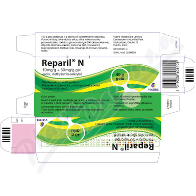Levně Reparil N 10mg/g+50mg/g gel 40g I