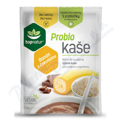 Levně Probio kaše banán s čokoládou 60g TOPNATUR
