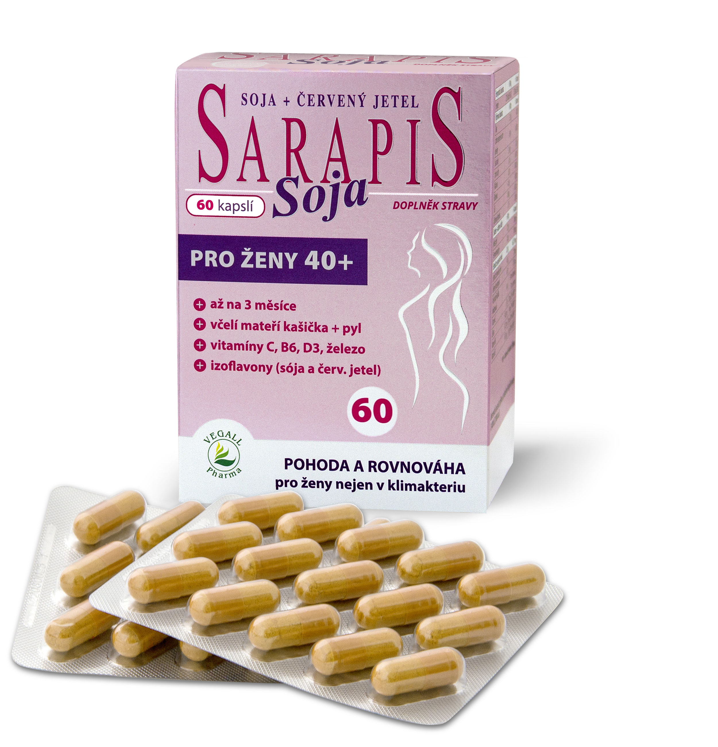 Levně Sarapis Soja cps.60
