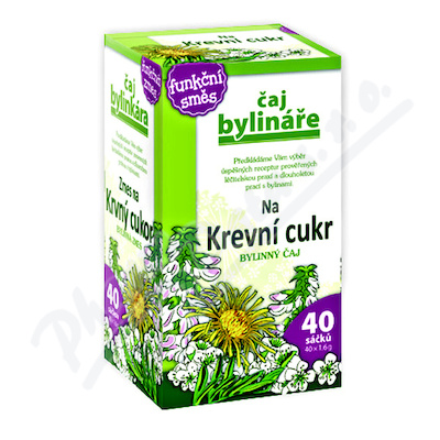 Levně Čaj Bylináře Na krevní cukr 40x1.6g