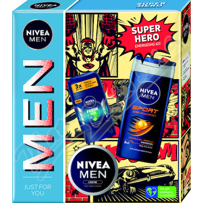 Levně NIVEA MEN Super Hero set 2023 93360-01576-00