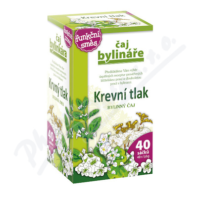 Levně Čaj Bylináře Krevní tlak 40x1.6g