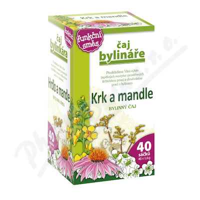 Levně Čaj Bylináře Krk a mandle 40x1.6g