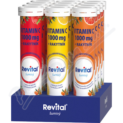 Levně Revital Vitamin C s rakytníkem box eff.tbl.20x12