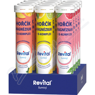 Levně Revital Hořčík+B komplex box eff.tbl.20x12
