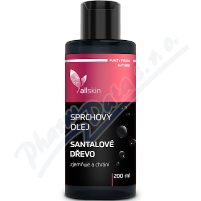 Levně Allskin sprchový olej Santalové dřevo 200ml