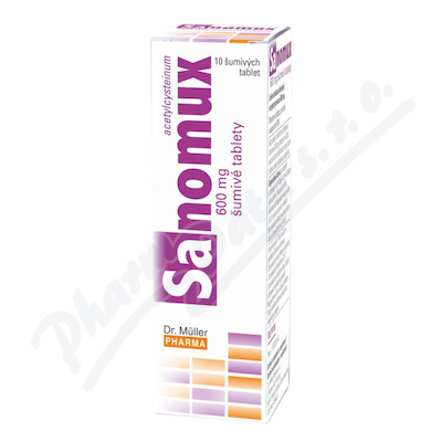 Levně Sanomux 600mg tbl.eff.10