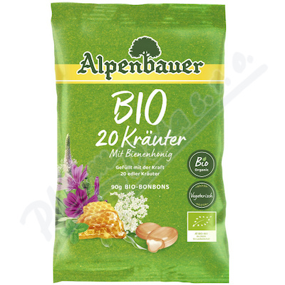 Levně Alpenbauer Bonbóny 20 bylinek BIO 90g