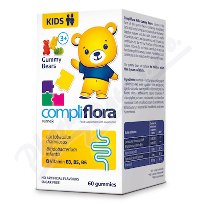 Levně Compliflora KIDS želatinoví medvídci od 3let 60ks