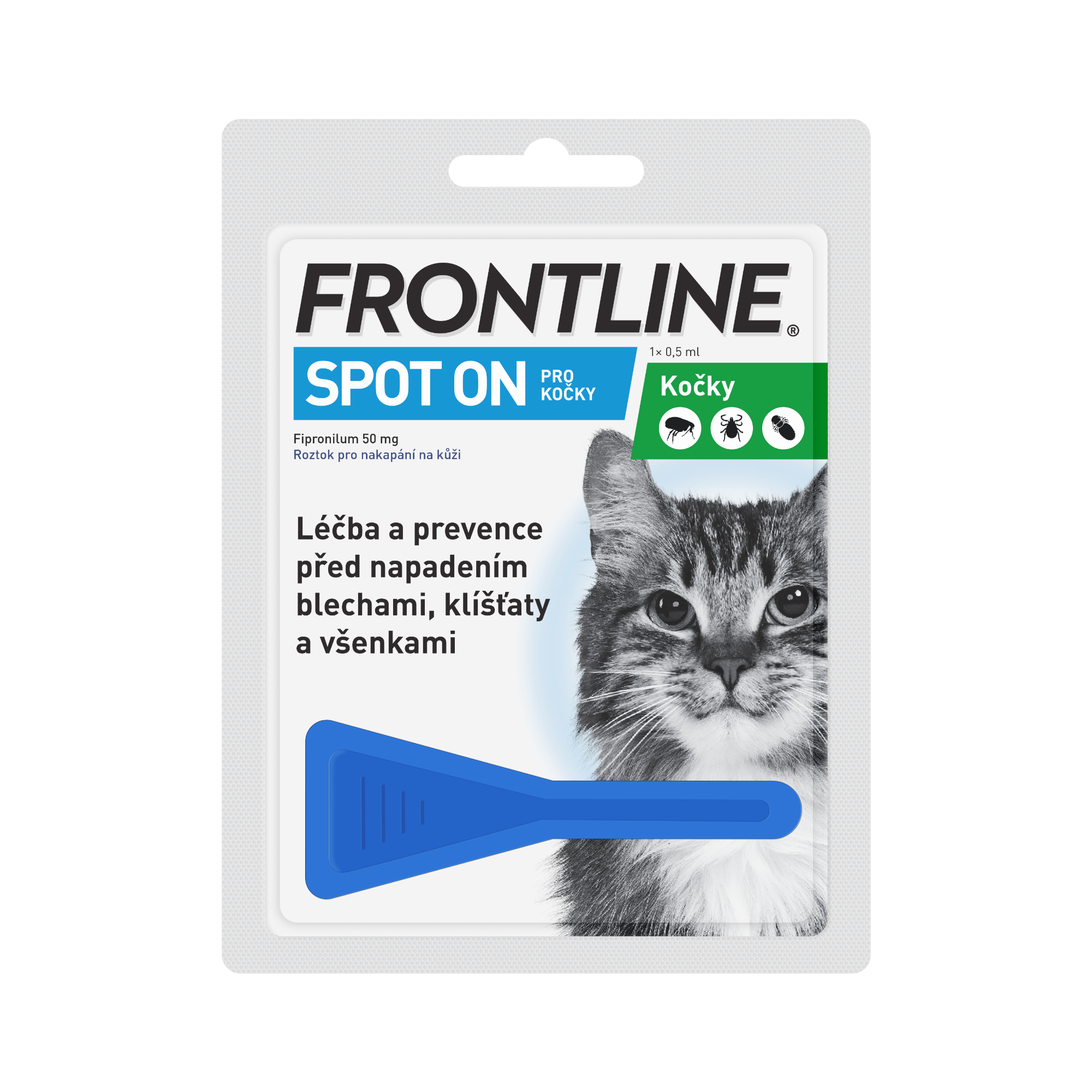 Levně Frontline Spot On Cat pipeta 1x0.5ml