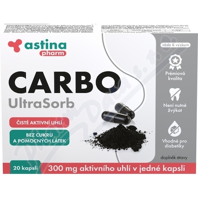 Levně Astina CARBO UltraSorb 300mg cps.20