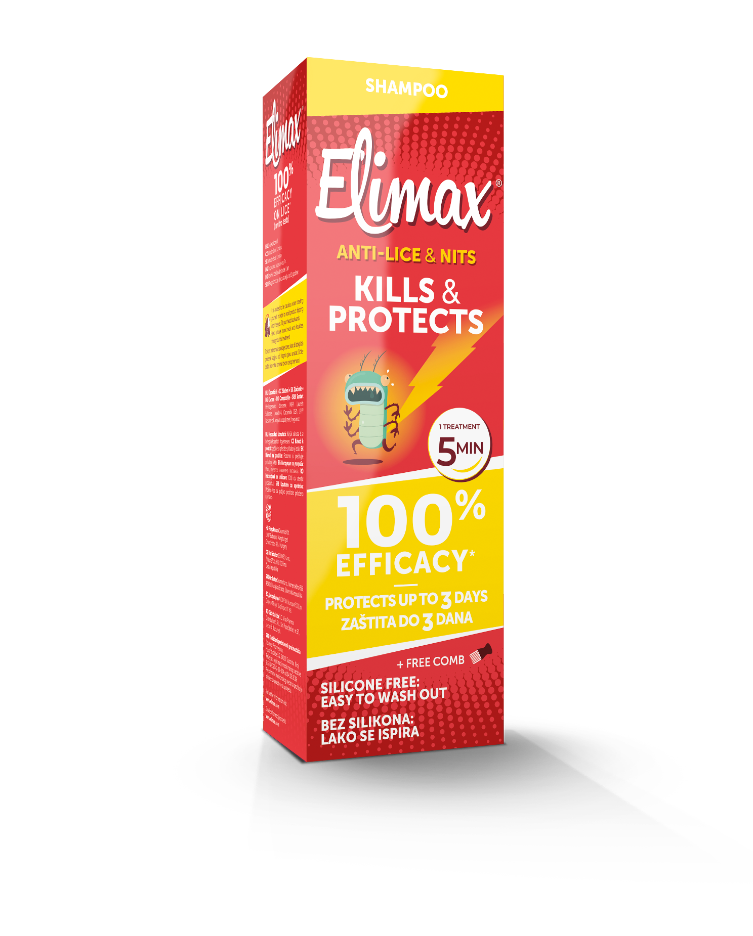 Levně Elimax Šampon 2v1 usmrcuje/odpuzuje vši 100ml