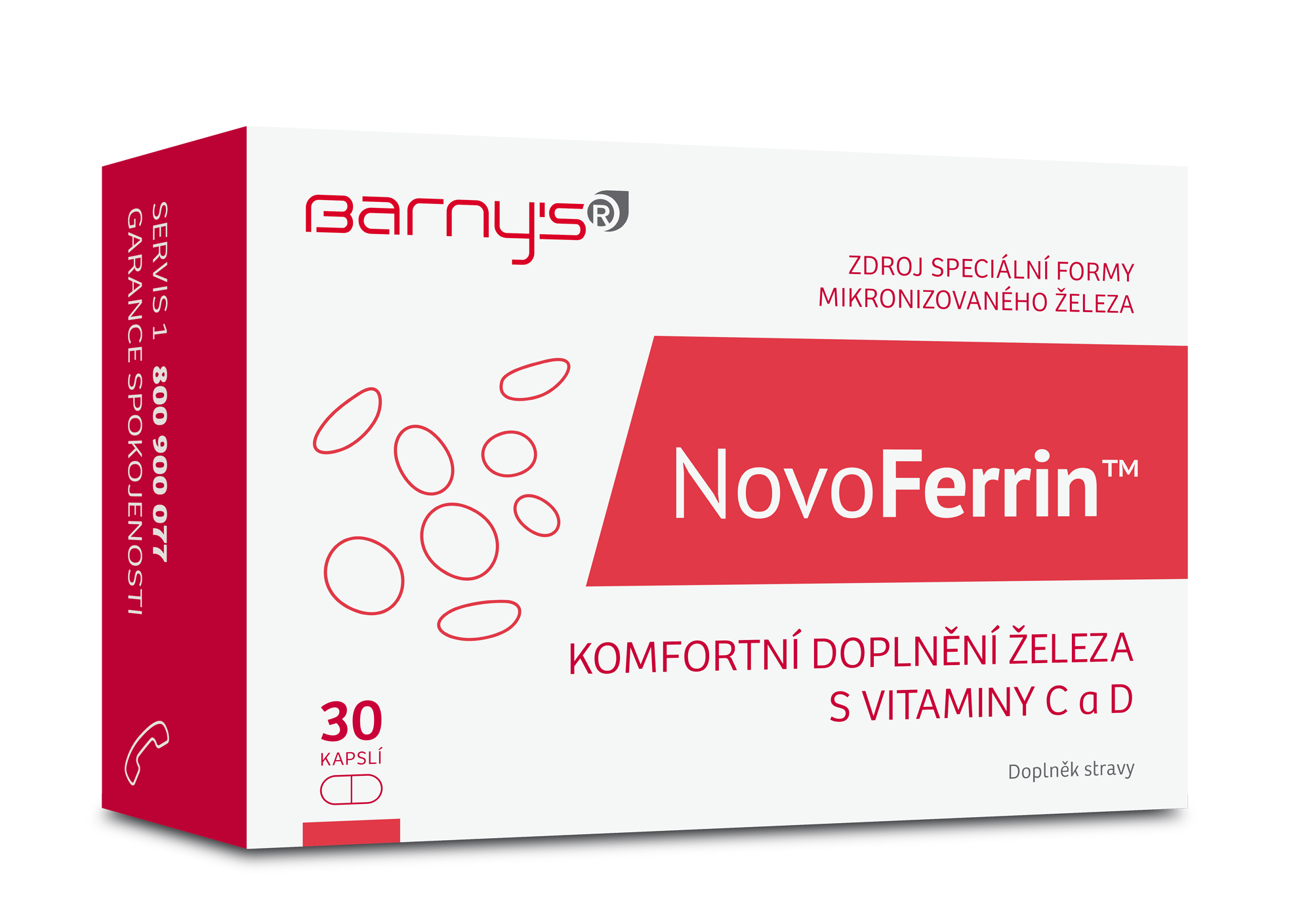 Levně Barnys NovoFerrin cps.30