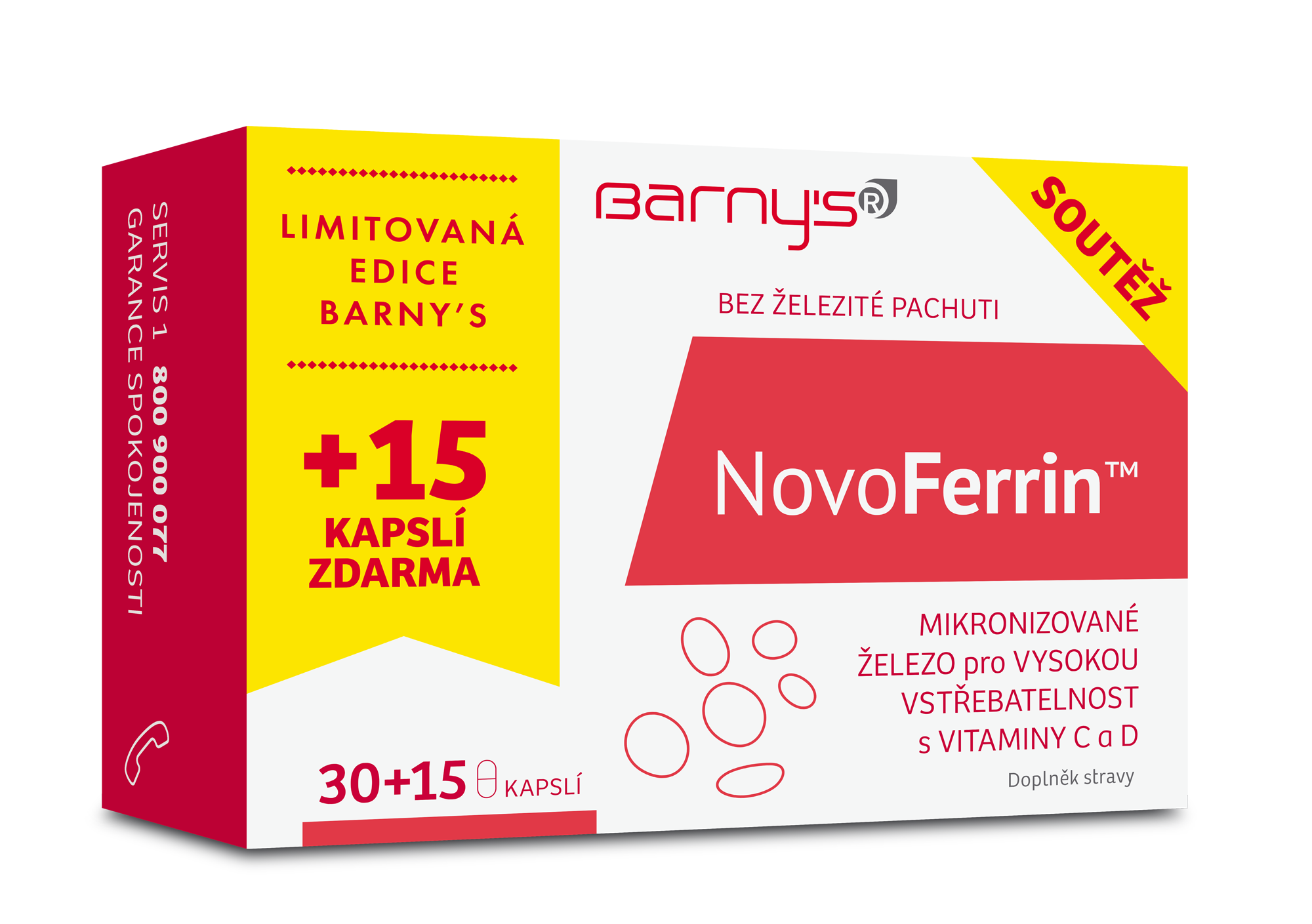 Levně Barnys NovoFerrin cps.30+15 ZDARMA